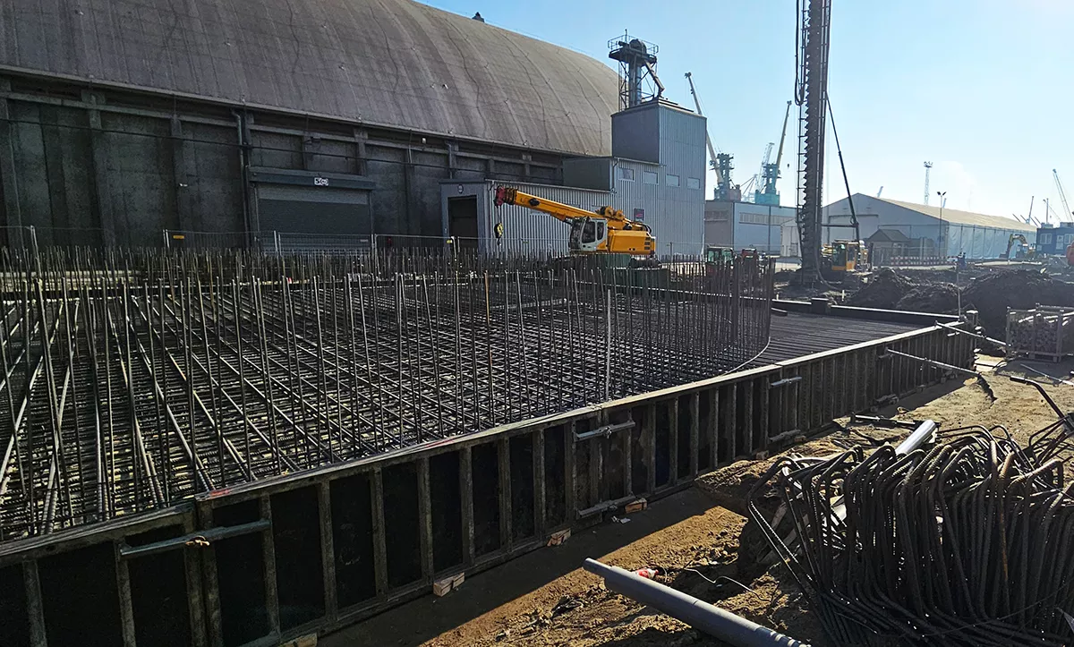 Fundamenty pod silosy zbożowe
